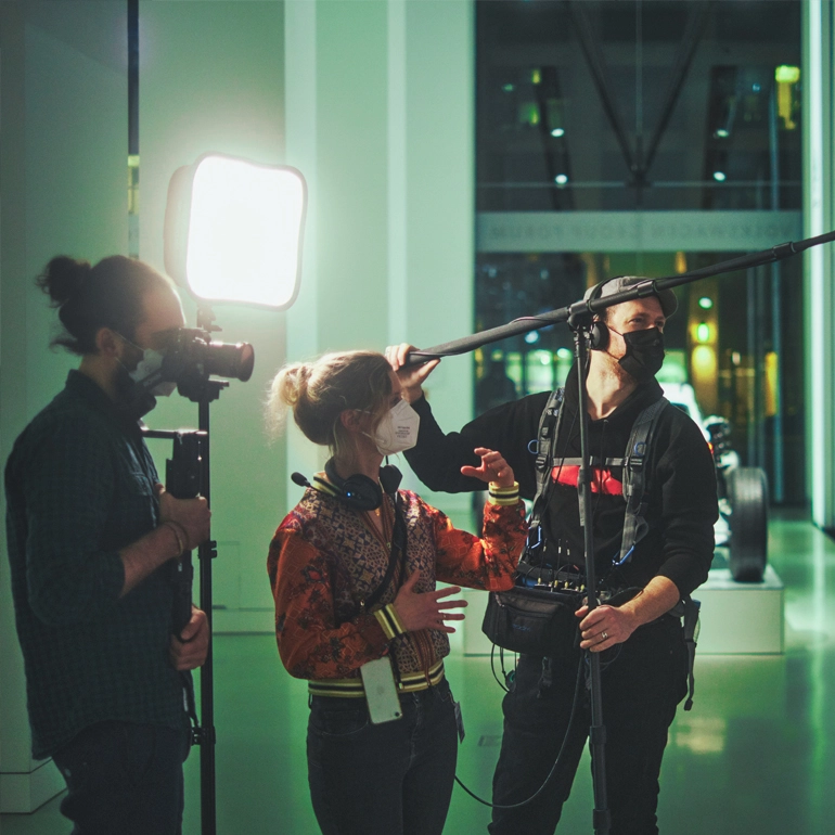 Hinter den Kulissen: Dreharbeiten für einen Imagefilm in Berlin